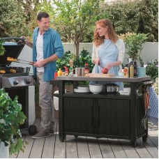 KETER. Dulap pentru terasa graphite Unity XL, 207L..